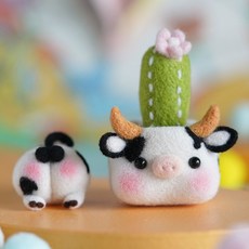 치프몰 양모펠트 DIY 패키지 세트, 혼합색상, 1개