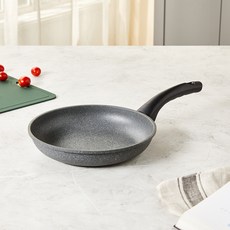모던하우스 인덕션 레인포레스트 블랙 스톤코팅 프라이팬, 24cm, 1개
