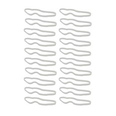 10 20개입 스포츠 논슬립 탄력 헤어밴드 얇은 축구 요가 러닝 땀밴드 여성 소녀용, 20pcs Grey