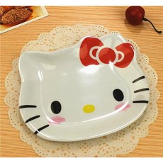 {헬로키티문방구}헬로키티 미니접시 앞접시 유아동 접시, 헬로키티, 1개