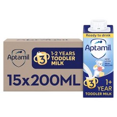 Aptamil Growing Up Toddler Drink Milk 압타밀 3단계 토들러 액상 분유 12-36개월용 200ml, 15개