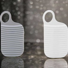 휴대용 미니 빨래판 손빨래 애벌세탁 욕실 세탁, 그레이, 상세페이지 참조