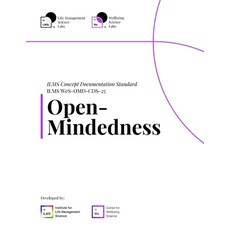 (英文圖書)ILMS Concept Documentation Standard - Open-Mindedness (WeS-OMD-CDS-25) 平裝版, Independently Published, 英文