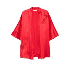 카린길슨 칼레코드리 레이스 실크 가운