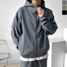 남자 리짓 후드 자켓 1P 간절기 바람막이 데일리 집업 flo3+1tFt