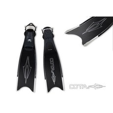 頂級 台灣 Cota Fins Taiwan 水肺 蛙鞋 潛水 深潛(全碳纖 大格紋 斜紋), 碳纖維斜紋 M號鞋套