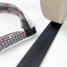 DIY) 25mm폭 머리띠 마감용 접착테이프 (1마), 1개