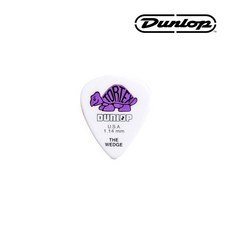 던롭 피크 기타피크 웨지 바이올렛 1.14mm 424R1.14 Wedge Violet Dunlop Pick, 1개