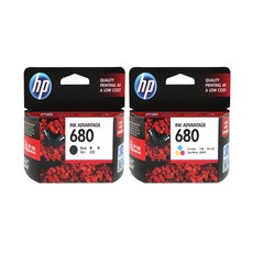 HP 정품잉크 HP680 F6V27AA F6V26AA HP3635 HP3835 HP4535, 03_HP 정품잉크 HP680 검정 컬러 세트, 1개
