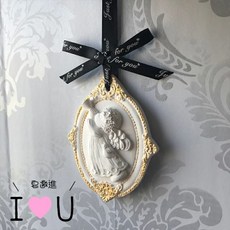 號角天使 香磚模 擴香石模 黏土模 矽膠模, 1個