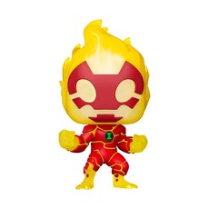 Funko HEATBLAST 火焰人偶模型 卡通風格設計 精緻細節, 1個