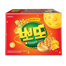 크라운 뽀또 치즈타르트 322g, 1개