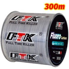 FTK 플루오로카본 코팅 낚시 루어 라인 300M 500M 4.13-34.32LB 0.14-0.5mm 탄소 섬유 플라이 낚시 라인 슈퍼 소프트 Pesca, 2.5-0.26mm-11.86LB, [09] 002-300m, 1개