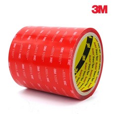 3M 하이패스 투명 양면테이프 100mm x 1.5M 부착용, 상세참조, VHB 4910