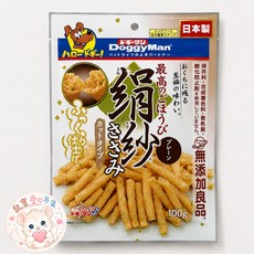 DoggyMan 雞肉蔬菜絲 零添加零食, 100g, 1個, 絹紗雞胸肉條短切野菜