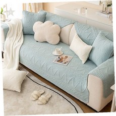 소파패드 누빔 퀼팅 면 사계절 커버 거실 인테리어 가구보호 미끄럼방지 3인 4인