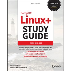 (영문도서) Comptia Linux+ Study Guide: Exam Xk0-005 Paperback, Sybex, English, 9781119878940