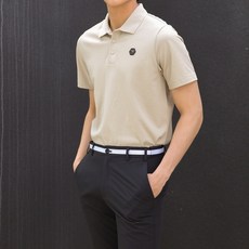 베러투데이 남성 골프웨어 파크골프 기능성 면혼방 솔리드 PK 반팔 티셔츠