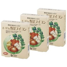 야채 부용 40g5g×8포입×3개 소형 식물성 소재로 만든 서양식 국물 야채의 맛이 응축., 1g, 1개