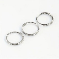 더블링(쌍링/이중링) 7mm / 8mm / 10mm / 12mm / 15mm (20개), 1개, 실버 8mm