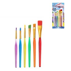 알럽 6P 컬러브러쉬 미술용붓세트 컬러붓 초등학생 드로잉도구