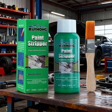 레이홍 자동차 휠 허브 페인트 제거 키트 금속 표면 흔적 없는 세척, 01 A, 1개