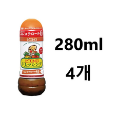 피에트로 드레싱 와풍 간장 드레싱, 4개, 280ml