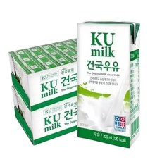 건국우유 건국 멸균우유 200ml 48팩