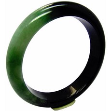 小樂 翡翠手鐲 綠底帶正陽綠花 天然A貨 (手圍18.1號 內徑56.7mm V633), 1個