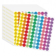 스노벨 스마일 원형 스티커 1.5cm, 2000개입 (S291), 1세트