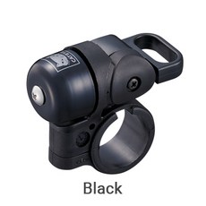 Cateye NIDO 雙響 鈴鐺 OH-1500 自行車鈴, 黑色, 詳見包裝