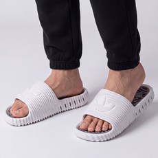 아디다스 슬리퍼 불꽃마크 오리지널 슬라이드 아딜렛 여름 샌들 발편한 사무실화 남성 여성 공용 아쿠아슬리퍼