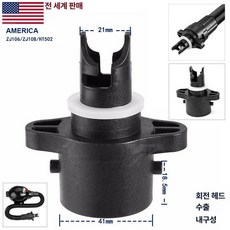 전동 에어 펌프 침대 침대용 에어매트 에어펌프, 헤드 800W 회전 헤드, 1개
