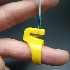 실자르기 재봉 실따개 반지 커터S&K, 오렌지