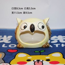 貓頭鷹陶瓷倉鼠窩, 1個, 貓頭鷹窩兩個