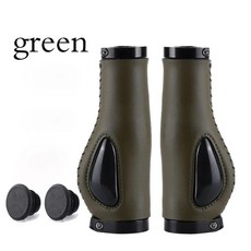 자전거 파이버 가죽 그립 데드 플라이 자전거 그립 브라운 가죽 미끄럼 방지 핸들바 커버, 02 2, 1개