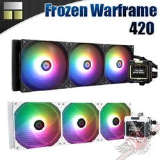 Thermalright Frozen Warframe 420 ARGB 顯示器水冷散熱器, 黑色