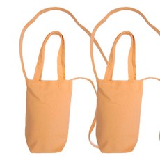 마이너컴퍼니 캔버스 텀블러백 가방, 피치 2P
