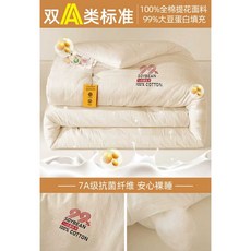 SD 면 100 콩섬유 이불심 여름 이불 겨울 이불, 180x220cm 두꺼운 겨울 이불