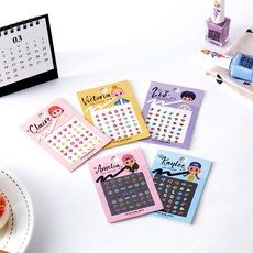 리틀글램걸즈 주니어 네일스티커 5종 1개