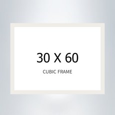 꿈꾸는세상 보석십자수 30x60cm 패브릭 액자, 우드화이트, 1개, 플라스틱