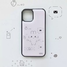 [하루비] 토끼 이모지 범퍼 케이스