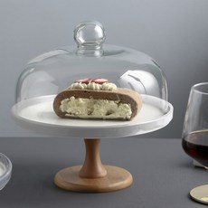 이로운 케이크 스탠드 케잌 우드 받침대 케익 테이블웨어 트레이 디저트, 스탠드 단품, 1개, 상세참조