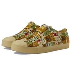 Native Shoes Jefferson 스타워즈 프린트 스니커즈 남성 및 여성용 - EVA 갑피와 풋 베드 고무 토 디자인 드라이 베이지/드라이 베이지/리턴 오브 더 제다