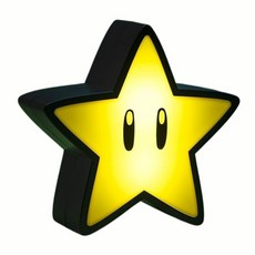 Super Mario 瑪利歐問號燈 LED充電小夜燈, 星星發聲夜燈