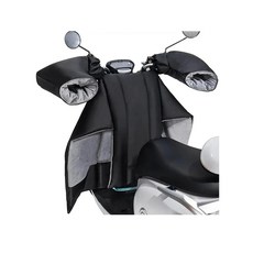 겨울 오토바이 담요 레그커버 방수 방풍 스쿠터 무릎보호 배달 라이더 보온 다리커버, 풀세트