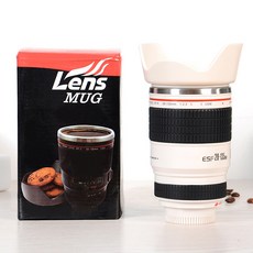 남성 생일 선물 재미있는 테크 소품, 4세대 렌즈컵 + 화이트 + 천주머니 + 컵브러시