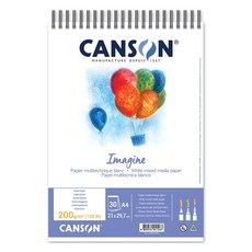 캔손 이매진 스프링 스케치북 200g, 1개, 30매, A4