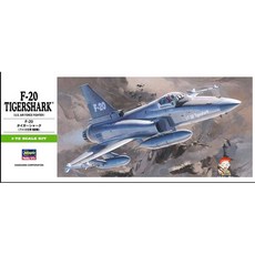 하세가와 B3 1/72 F-20 Tiger Shark BH00233 프라모델 전투기 조립및 도색 필요, 1세트