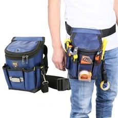 도구 가방 대용량 전기 허리 보관 벨트 케이스 포켓 와이어 정리용, [05] 013-5, 1개